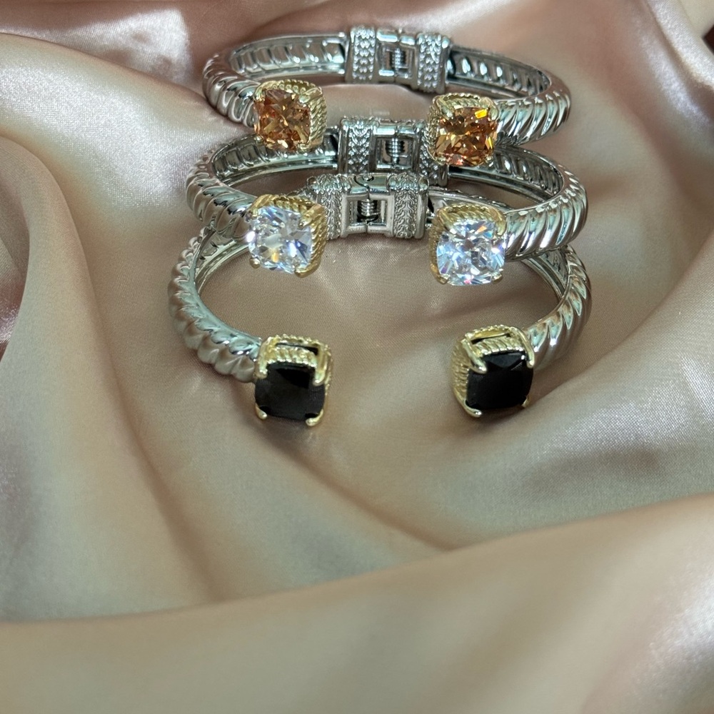 Elegant Silver and Gold Women's Bracelet Set